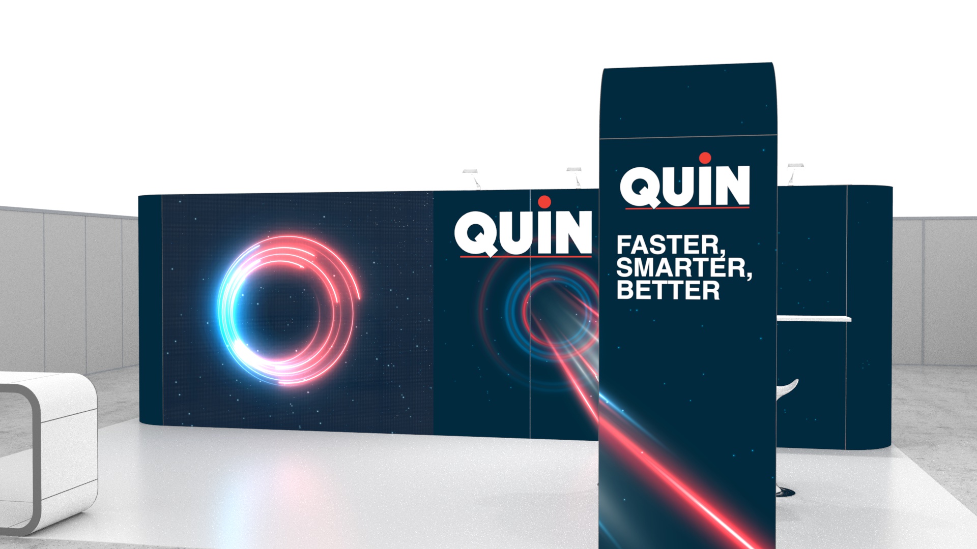 QUIN Aluvision Stand 8X5