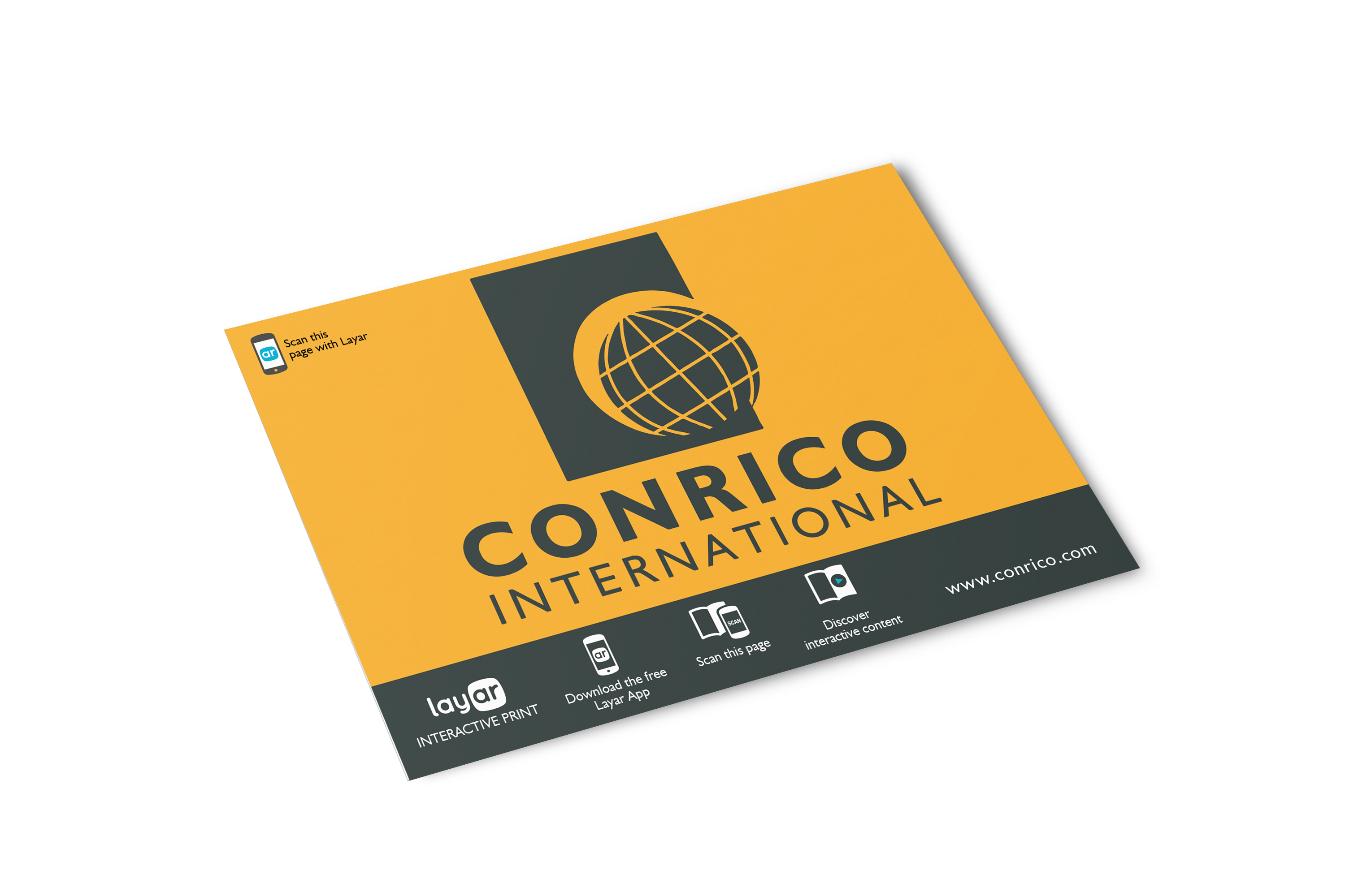 Conrico augmented reality postcard