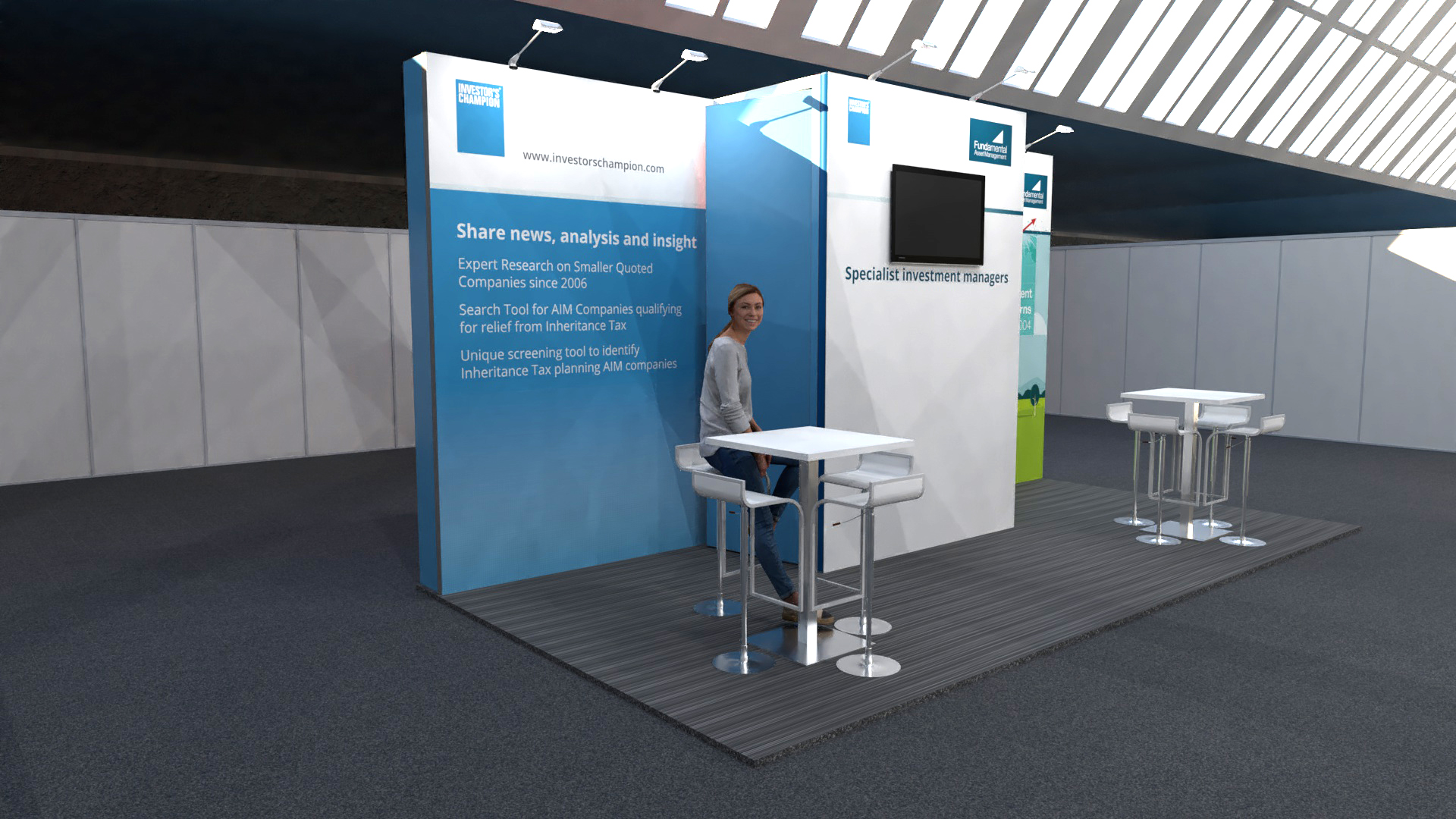 Fundamental Asset Management and Investor's Champion joint booth