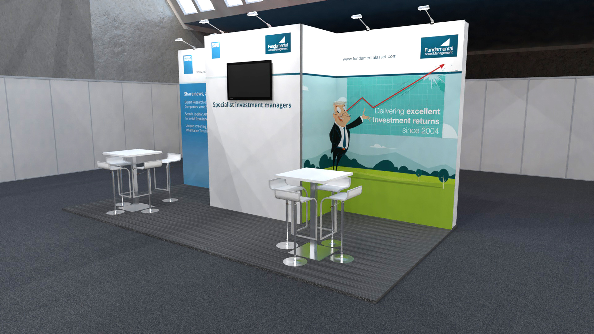 Fundamental Asset Management and Investor's Champion joint booth